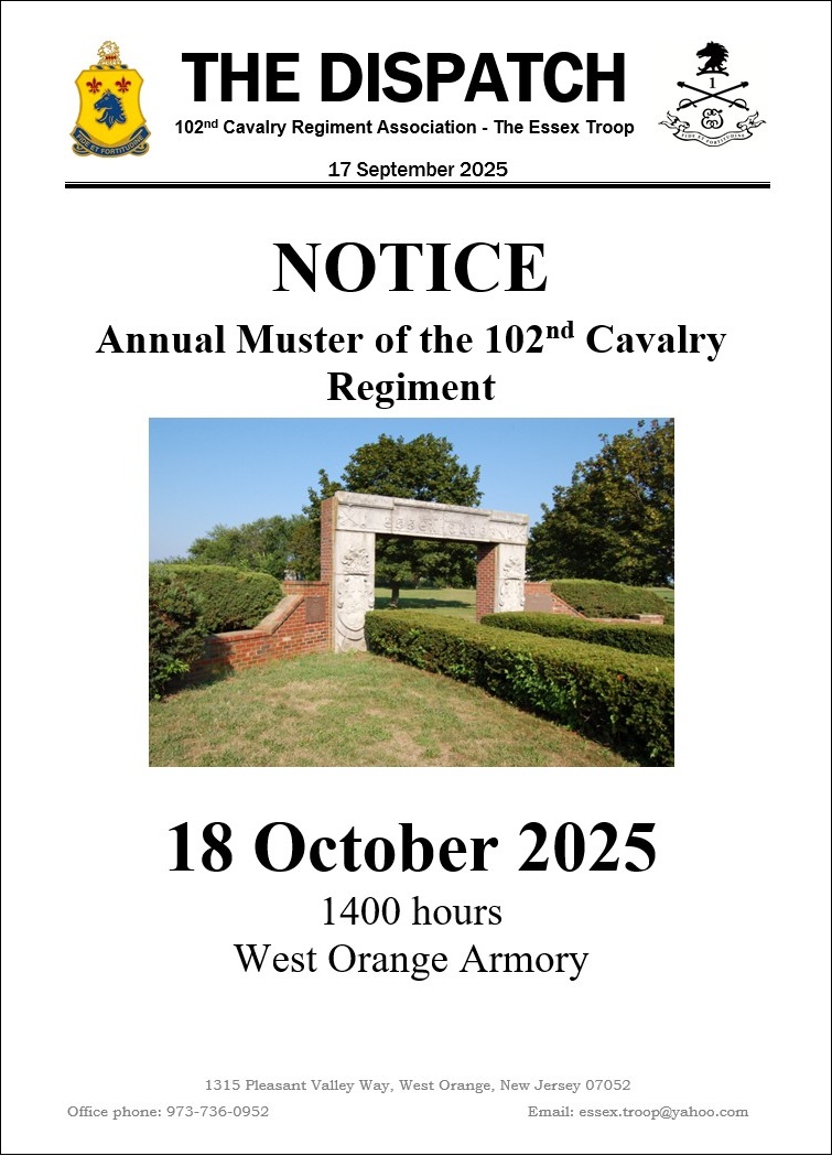 102cav muster 20251018
