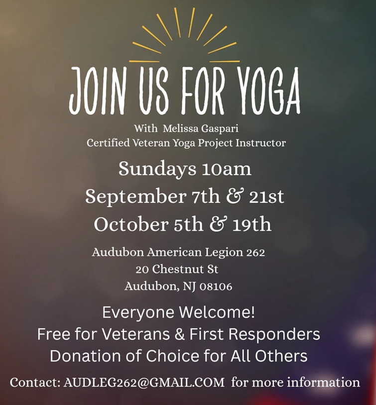 audubon yoga fall2025